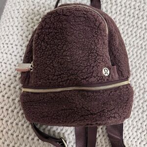 lululemon athletica Brown Sherpa Backpack